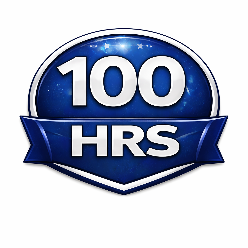 Excellent !
Vous avez atteint 100 heures de vol !
Votre engagement a été remarqué.
 - 
Excellent!
You have reached 100 hours of flight time!
Your commitment has been noticed.