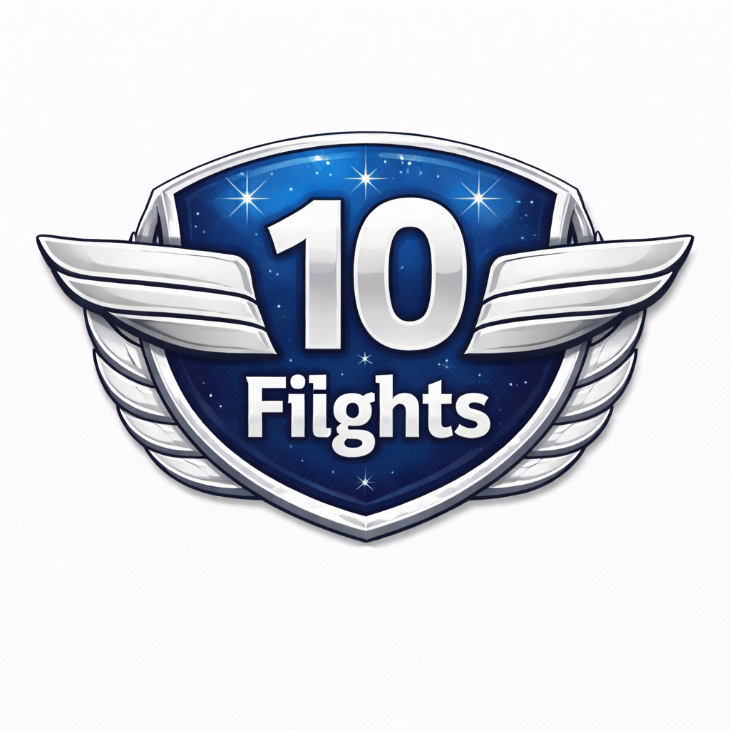 Bravo !
Vous avez effectué 10 vols !
C'est un bon début...
 - 
Well done!
You have completed 10 flights!
That's a good start...