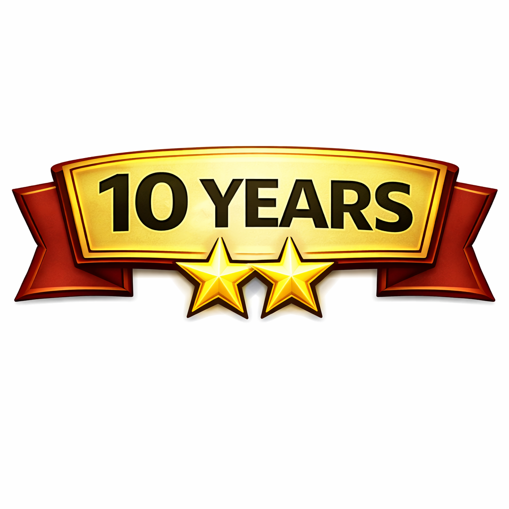 Formidable !
Vous avez accompli 10 ans de service !
Votre dévouement et votre engagement sont essentiels à notre succès.
 - 
Outstanding!
You have completed 10 years of service!
Your dedication and commitment are fundamental to our success.